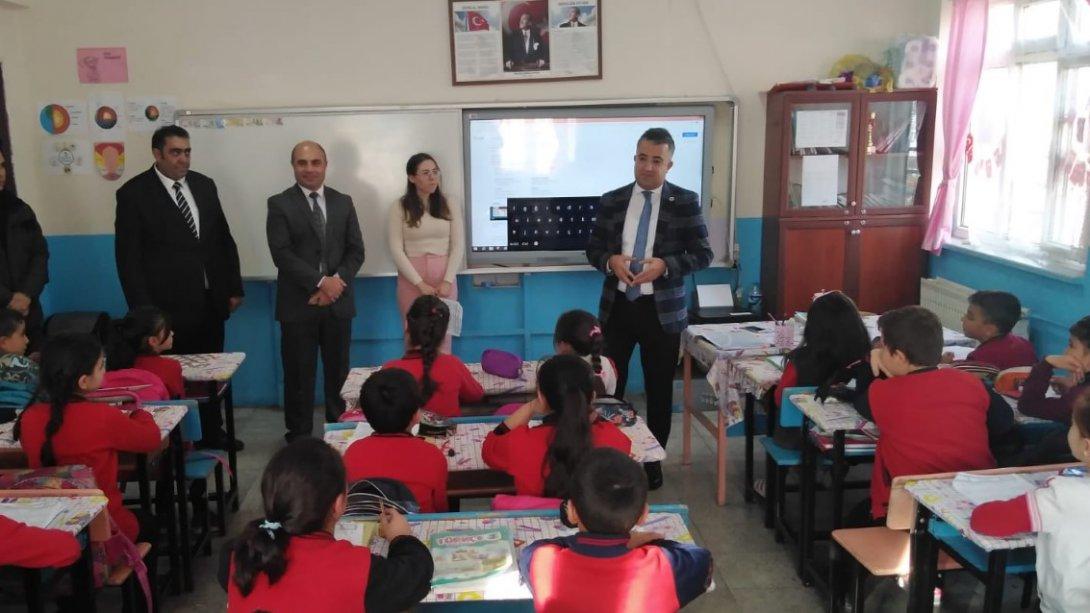 Kaymakam İshak Çınar'ın Halime Arslan Yıldız İlkokulu Ziyareti